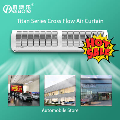 বাণিজ্যিক 72 বায়ু পর্দা সিলিং 220V 50HZ 9-11 মি / সেকেন্ড মাউন্ট