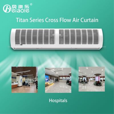 Buon prezzo 220V 50HZ Porta Air Curtain Long Life Cooler 11 m/s Unità montata sul soffitto in linea