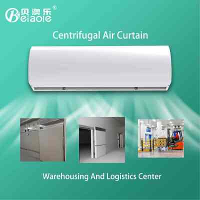Buon prezzo Almonard Centrifugal Air Curtain soffitto montato foglio galvanizzato conchiglia 290W per porte di magazzino in linea