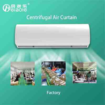 Harga yang bagus Komersial Centrifugal Air Curtain Galvanized Sheet Shell Metal Casing 220V 290W on line