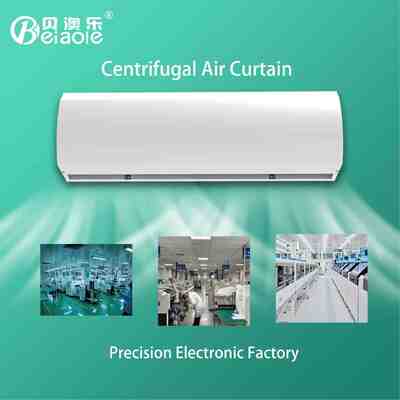 Giá tốt. PVC cửa rèm không khí thương mại 220V khí xử lý đơn vị cho thông gió trực tuyến