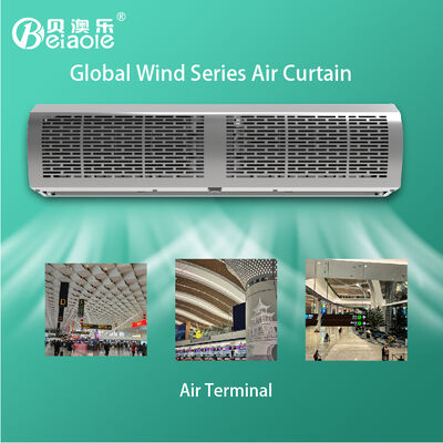 Buen precio Vento global de acero inoxidable puerta climatizada cortina de aire 220V 160W para el hogar de la oficina en línea