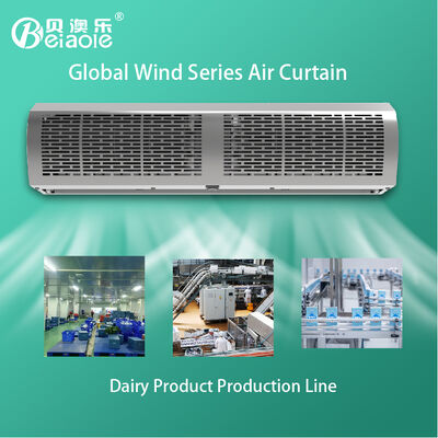 Harga yang bagus Industrial Ceiling Mounted Electric Air Curtain ALC 08 220V 220W Dengan Motor Tembaga on line
