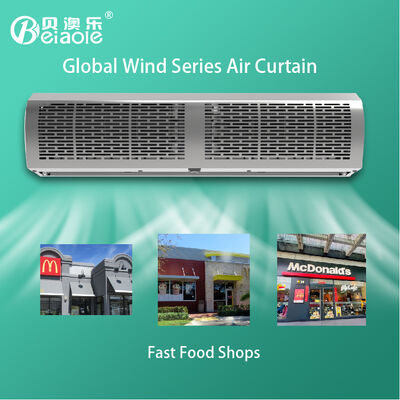 İyi bir fiyat. Fast Food Mağazaları İçin Yüksek Hızlı Konut Hava Perdesi Üfleyici Elektrikli Kapı Üstü Isıtıcı 220V 185W çevrimiçi