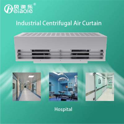 Good price Commercial Cross Flow Door Air Curtain Wall Mounted White 220V 9KW For Hospitals online