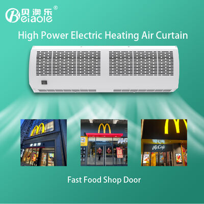 Good price 180W 230W Electric Heated Air Curtain Remote Control Heater For Fast Food Shops online