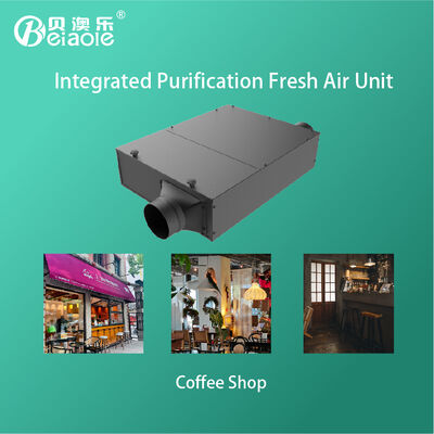 Buen precio Unidad de purificación integrada de aire fresco OEM ODM 220V 143W 122W Para cafeterías en línea
