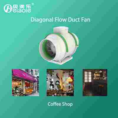 Good price Electric Extractor Axial Silent Inline Exhaust Fan 4 Inch 12 Inch For Coffee Shops online