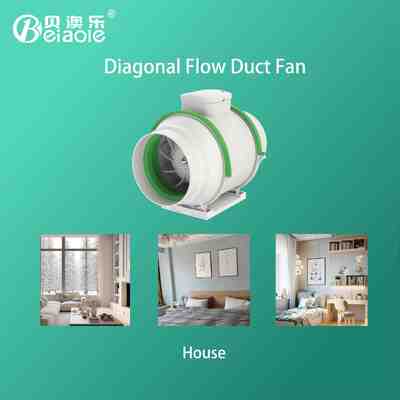 Good price 220V 30W Industrial Duct Fan Super Silent Ball Bearing Air Mixed Flow 6 Inline For House online