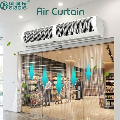 İyi bir fiyat. Ortam Restoranı İçin Tavana Montaj Kapı Hava Perdesi 220V 50HZ 9-11m / s çevrimiçi
