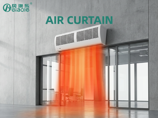 Harga yang bagus 200-150W Air Door Curtain 220-380V untuk Solusi Iklim Dingin Panas on line
