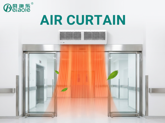 Bom preço Cortina de ar aquecida elétrica 380/220V 160-110W do vento forte para portas on-line