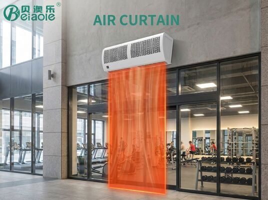 Buen precio Cortina de aire de la puerta de la turbina de flujo cruzado 380/220V 300-250W para soluciones climáticas frías en línea
