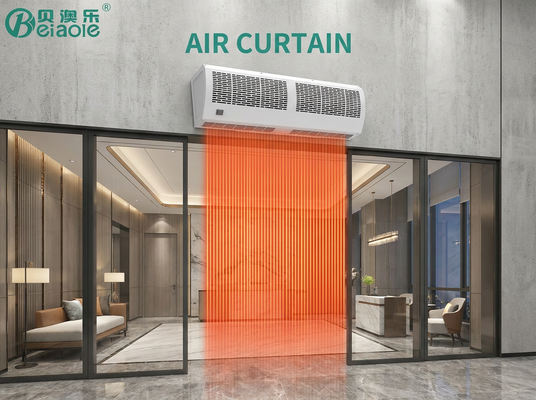 Buon prezzo Riscaldatore d'aria per tende elettrico industriale Logo personalizzato 230-180W 1400m3/h Volume d'aria in linea