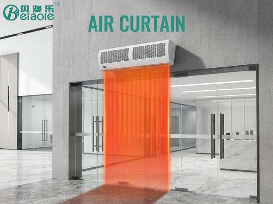 Bom preço Cortina de ar aquecida elétrica 380/220V 160-110W do poder superior para portas do armazém on-line