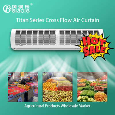 Buon prezzo Indoor Electric Over Door Air Curtain Ceiling Montaggio 220V 50HZ 9-11 m/s Air Curtain Door in linea